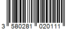 Barcode 3580281020111