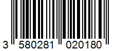 Barcode 3580281020180