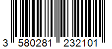 Barcode 3580281232101