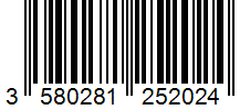 Barcode 3580281252024
