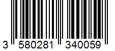 Barcode 3580281340059