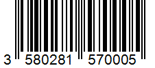 Barcode 3580281570005