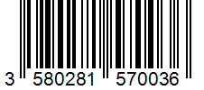 Barcode 3580281570036