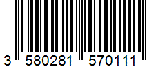 Barcode 3580281570111