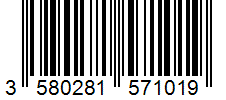 Barcode 3580281571019