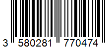 Barcode 3580281770474