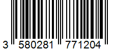 Barcode 3580281771204