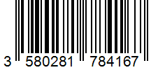 Barcode 3580281784167
