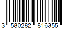 Barcode 3580282816355