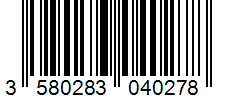 Barcode 3580283040278