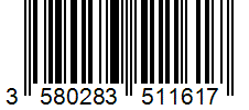 Barcode 3580283511617