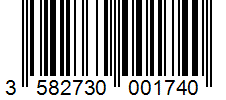 Barcode 3582730001740