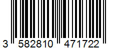 Barcode 3582810471722
