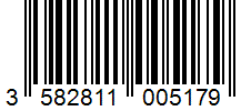 Barcode 3582811005179