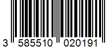 Barcode 3585510020191