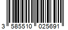 Barcode 3585510025691