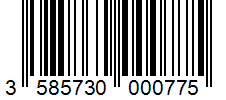 Barcode 3585730000775