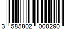 Barcode 3585802000290