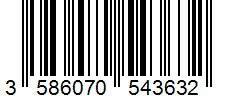 Barcode 3586070543632