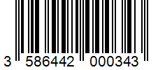 Barcode 3586442000343
