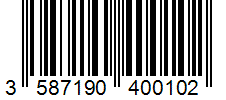 Barcode 3587190400102