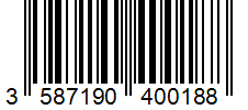 Barcode 3587190400188