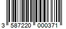 Barcode 3587220000371