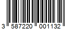 Barcode 3587220001132