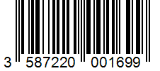 Barcode 3587220001699
