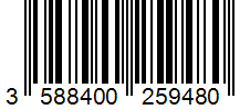 Barcode 3588400259480
