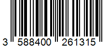 Barcode 3588400261315