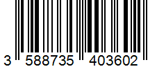 Barcode 3588735403602