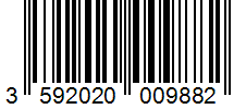 Barcode 3592020009882