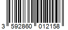 Barcode 3592860012158