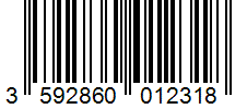 Barcode 3592860012318