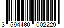 Barcode 3594480002229