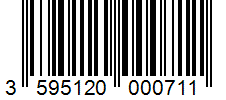 Barcode 3595120000711