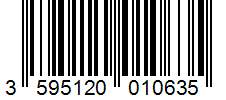 Barcode 3595120010635