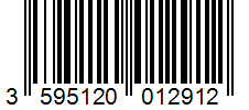 Barcode 3595120012912
