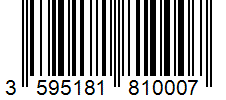 Barcode 3595181810007