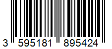 Barcode 3595181895424