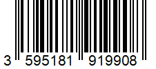 Barcode 3595181919908