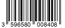 Barcode 3596580008408