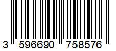 Barcode 3596690758576