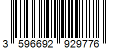 Barcode 3596692929776