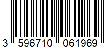 Barcode 3596710061969