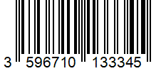 Barcode 3596710133345