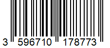 Barcode 3596710178773