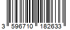 Barcode 3596710182633