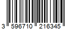 Barcode 3596710216345